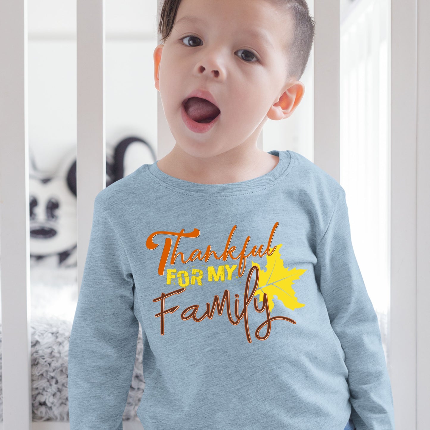 Thankful For My Family, Thanksgiving Sweatshirt, Thanksgiving Sweater for kids, Thanksgiving Gift Ideas, Cute Thanksgiving