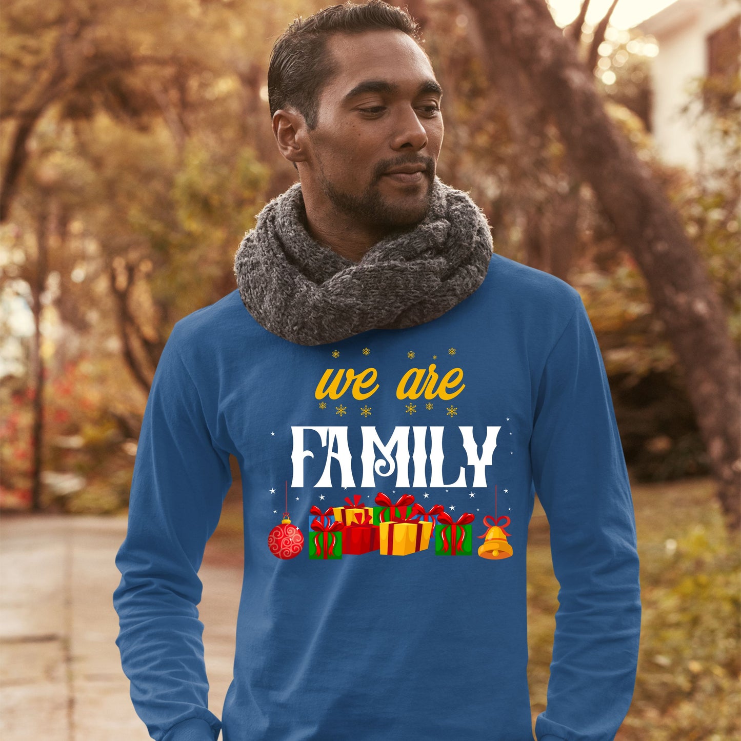 We Are Family, Men Long Sleeves, Christmas, Christmas Decor, Christmas Shirts, Christmas Sweatshirts, Christmas Clothing