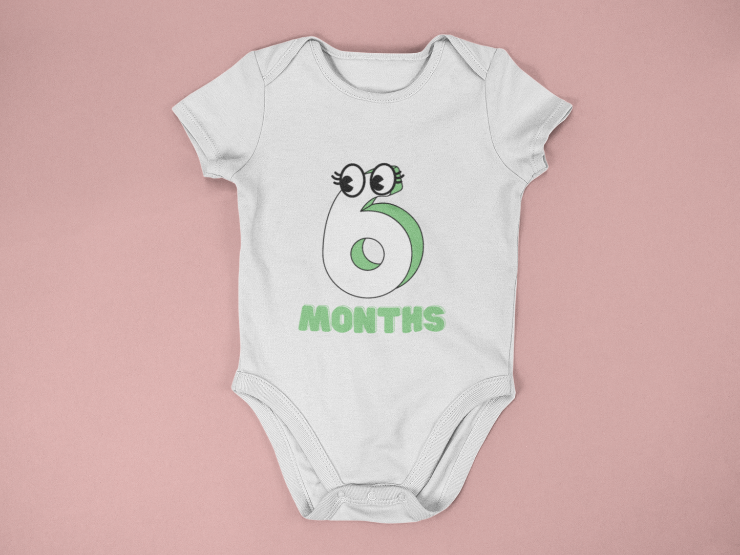 Infant Fine Jersey Bodysuit for 6 Months Unisex Babies