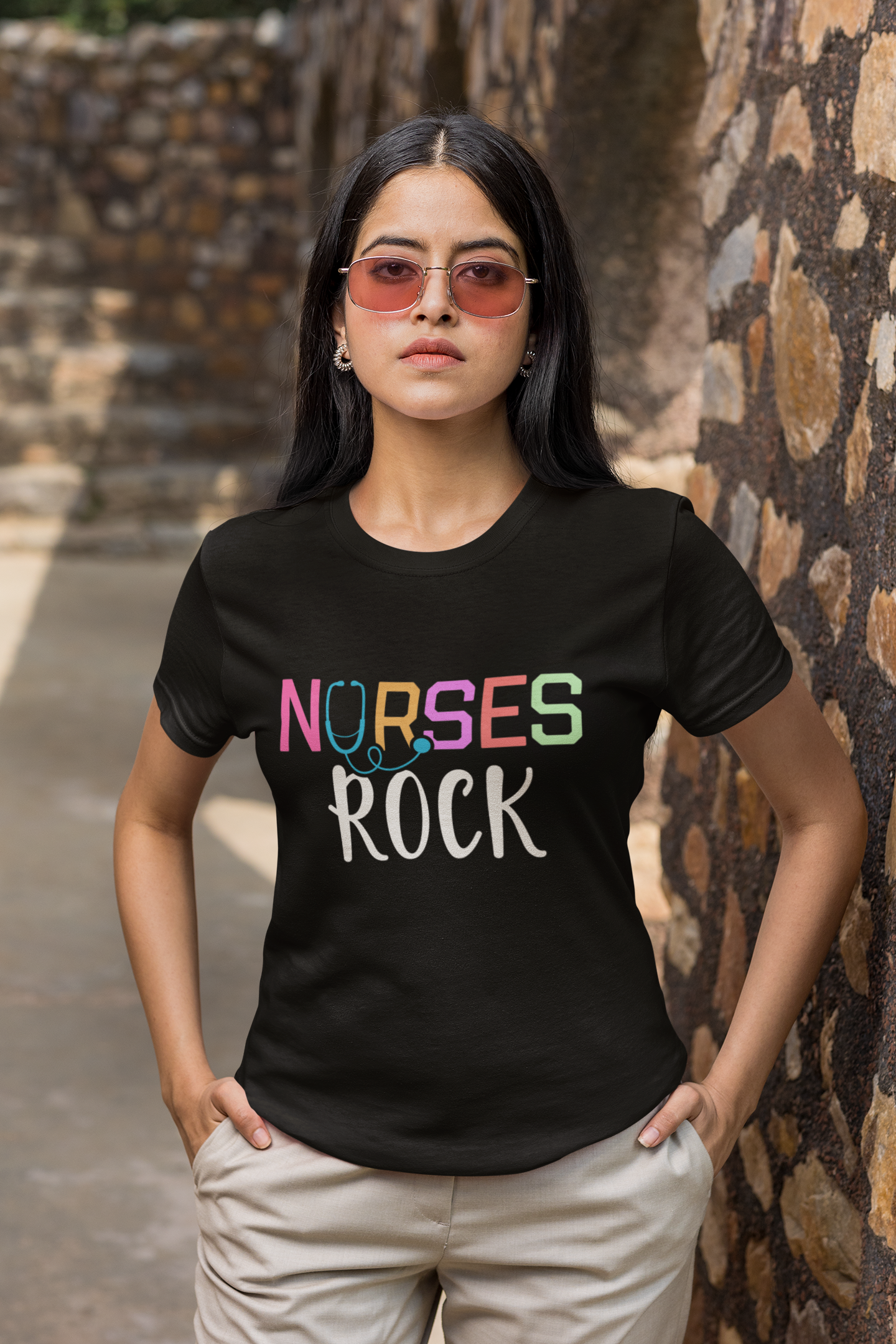 Nurses Rock, Nurse Graphic, Emergency Nurse, Graduation Gift Nurse, Doctor Gift, Medical Office Gift, Medical Gag Gift, Stethoscope Charm