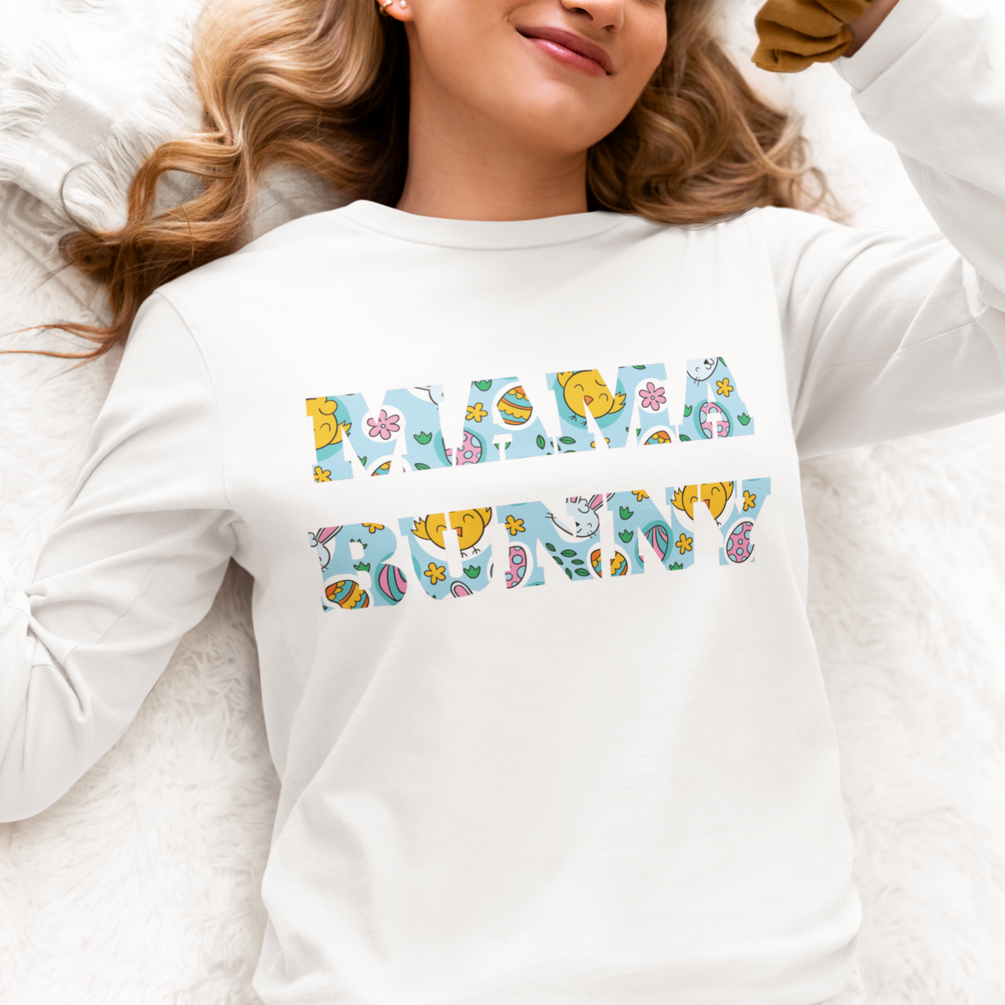 Mama Bunny - Unisex Jersey Long Sleeve Tee