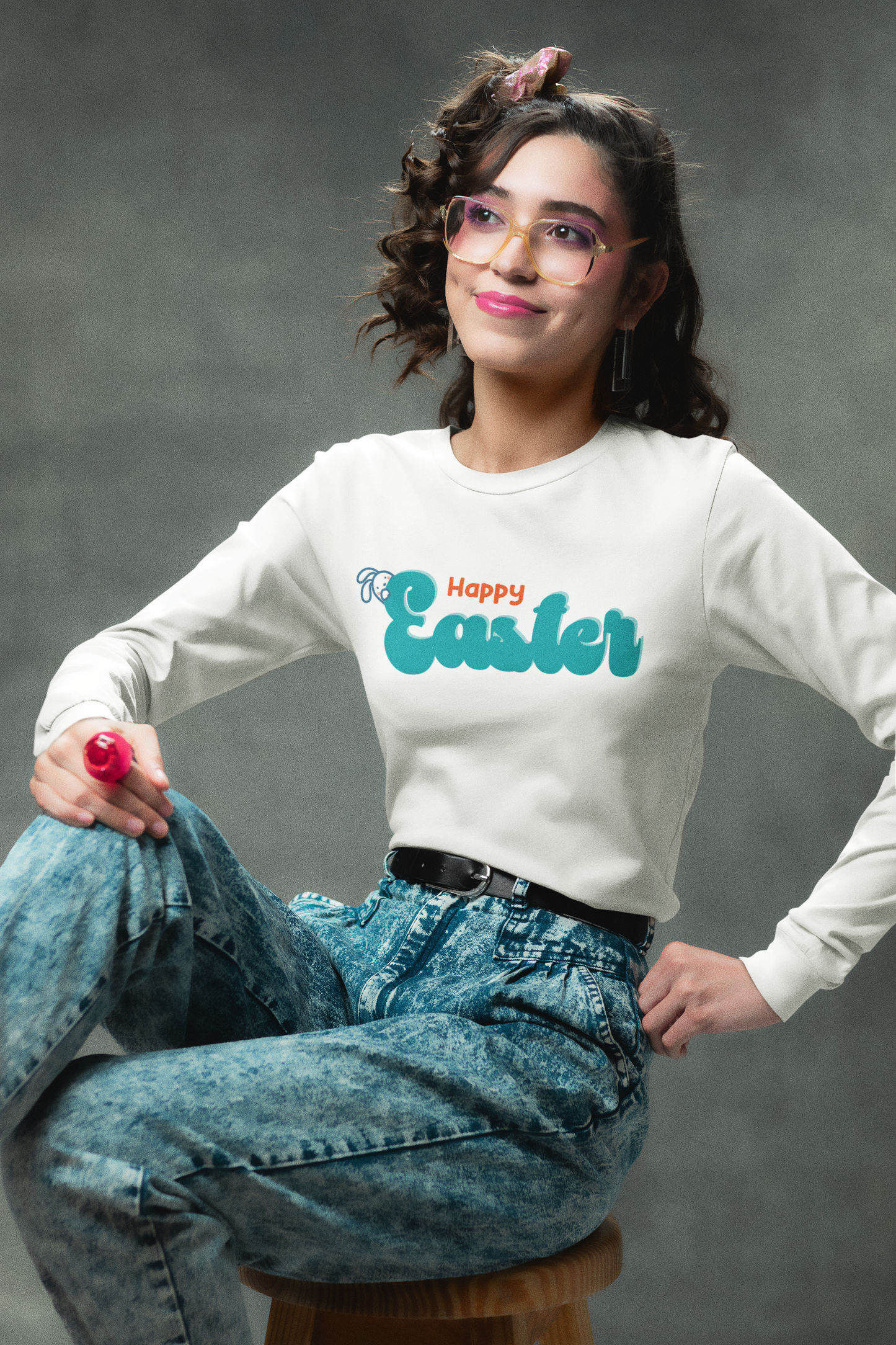 Happy Easter - Unisex Jersey Long Sleeve Tee