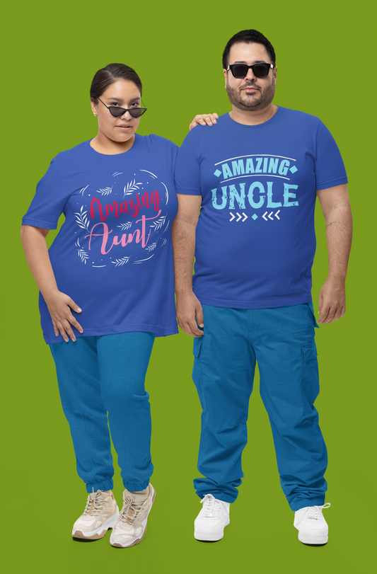 Amazing Uncle - Aunt, Family Shirts, Family Reunion Shirts, Trendy Shirts