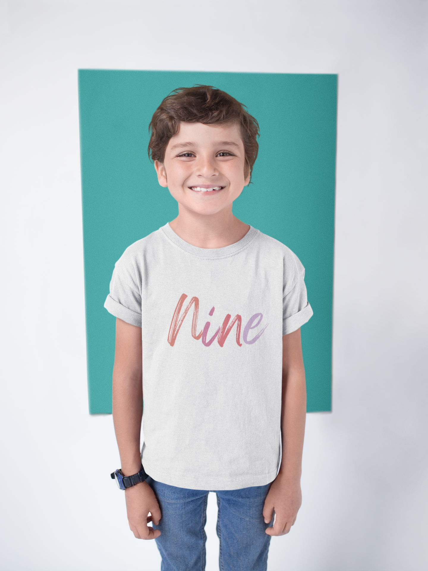 Nine Years Old , Funny Shirt, for Kids, Kindergarten Shirt, Gift for Kids, Birthday Shirt