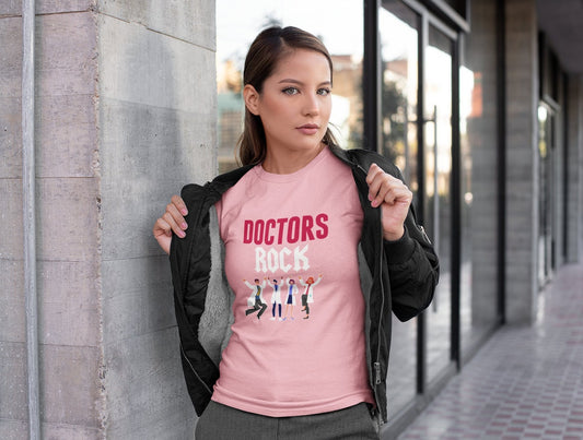 Doctors Rock Women's Premium Tee, Doctor shirts, Doctor gift ideas, Future Doctor Shirt, gift for doctors, women shirt with doctor design