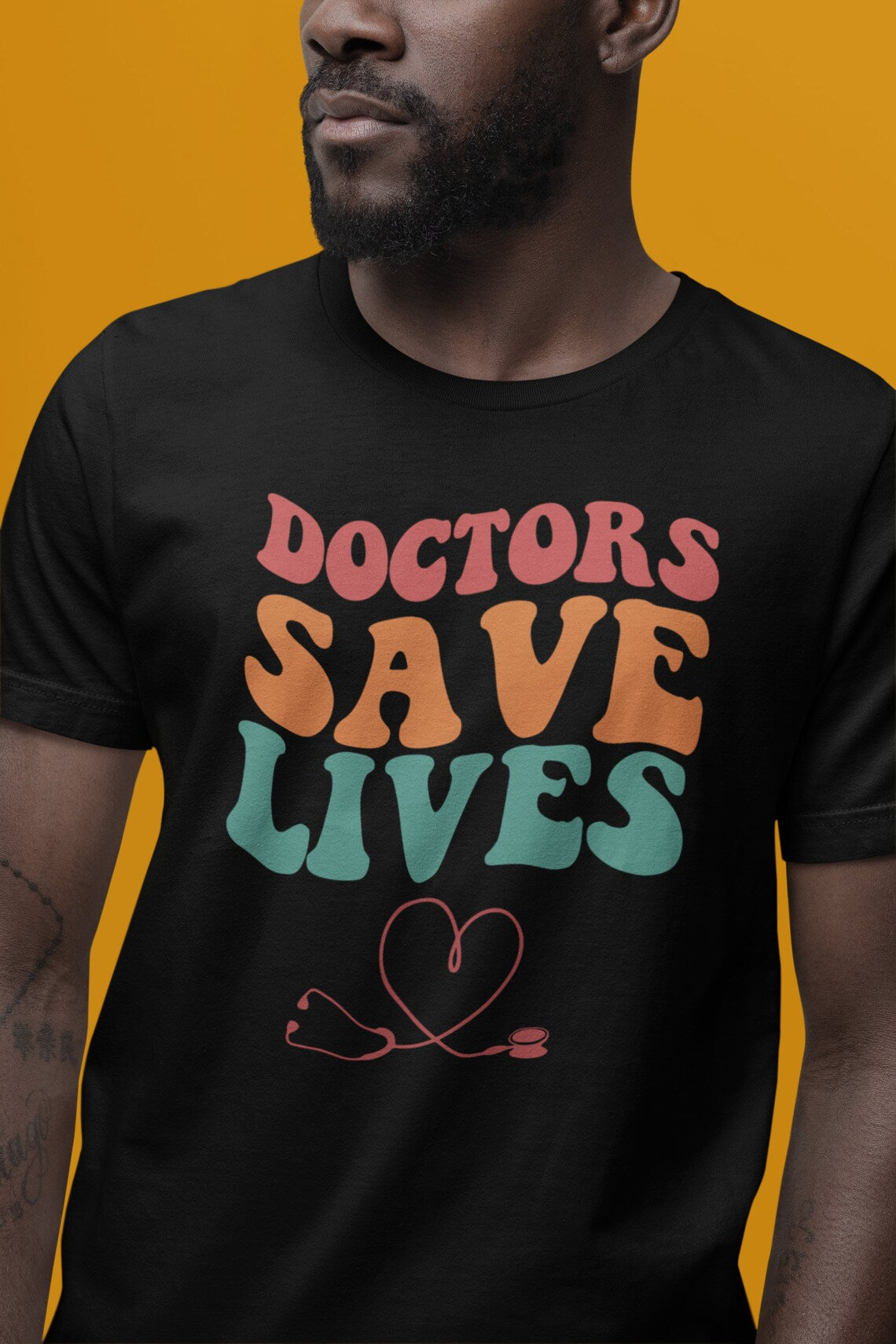 Doctors Save Lives Men's Jersey Curved Hem Tee, Doctor shirts, Doctor gift ideas, New Doctor shirt, doctors gift, Doctor team shirt