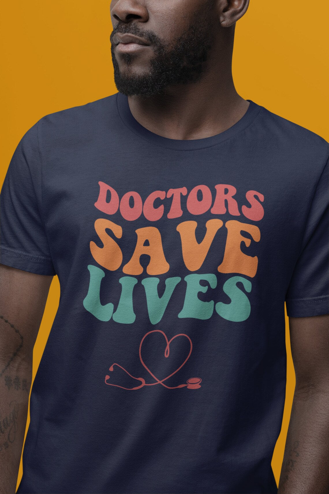 Doctors Save Lives Men's Jersey Curved Hem Tee, Doctor shirts, Doctor gift ideas, New Doctor shirt, doctors gift, Doctor team shirt