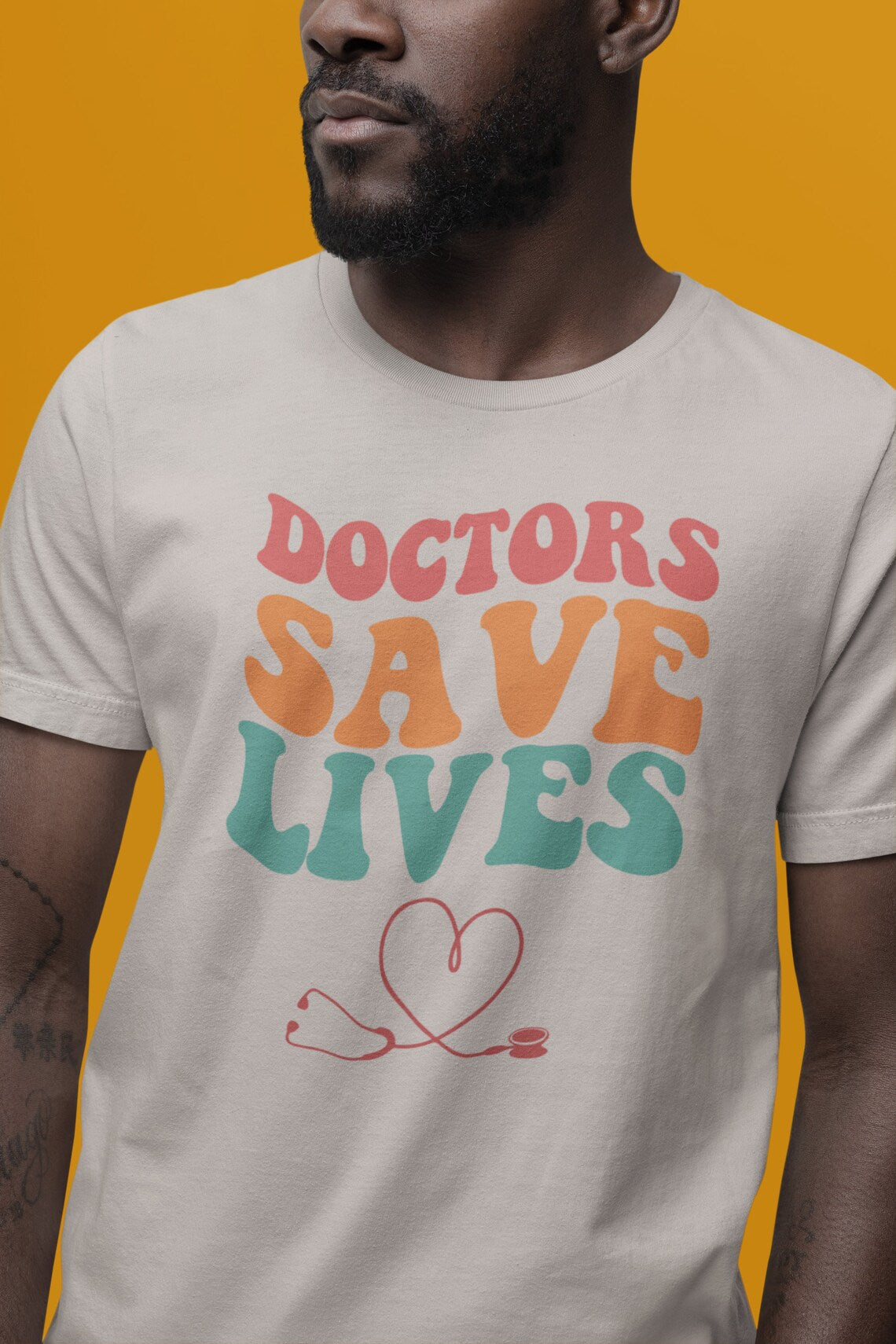 Doctors Save Lives Men's Jersey Curved Hem Tee, Doctor shirts, Doctor gift ideas, New Doctor shirt, doctors gift, Doctor team shirt