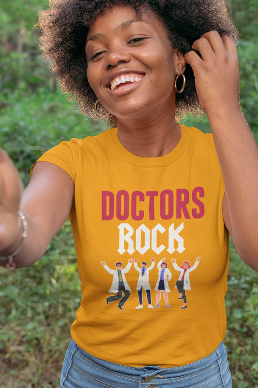 Doctors Rock Women's Favorite Tee, Doctor shirts, Doctor gift ideas, New Doctor shirt, Future doctor shirt, gift for doctors