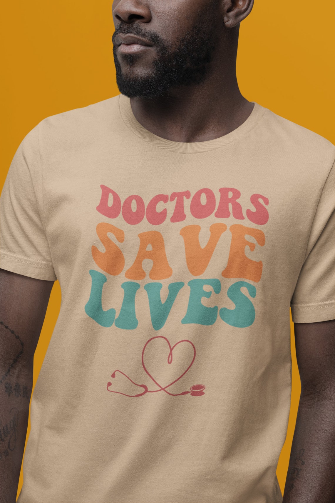 Doctors Save Lives Men's Jersey Curved Hem Tee, Doctor shirts, Doctor gift ideas, New Doctor shirt, doctors gift, Doctor team shirt