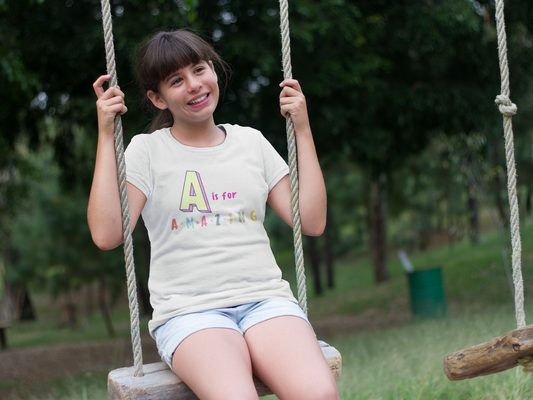 A is For Amazing Youth Short Sleeve Tee