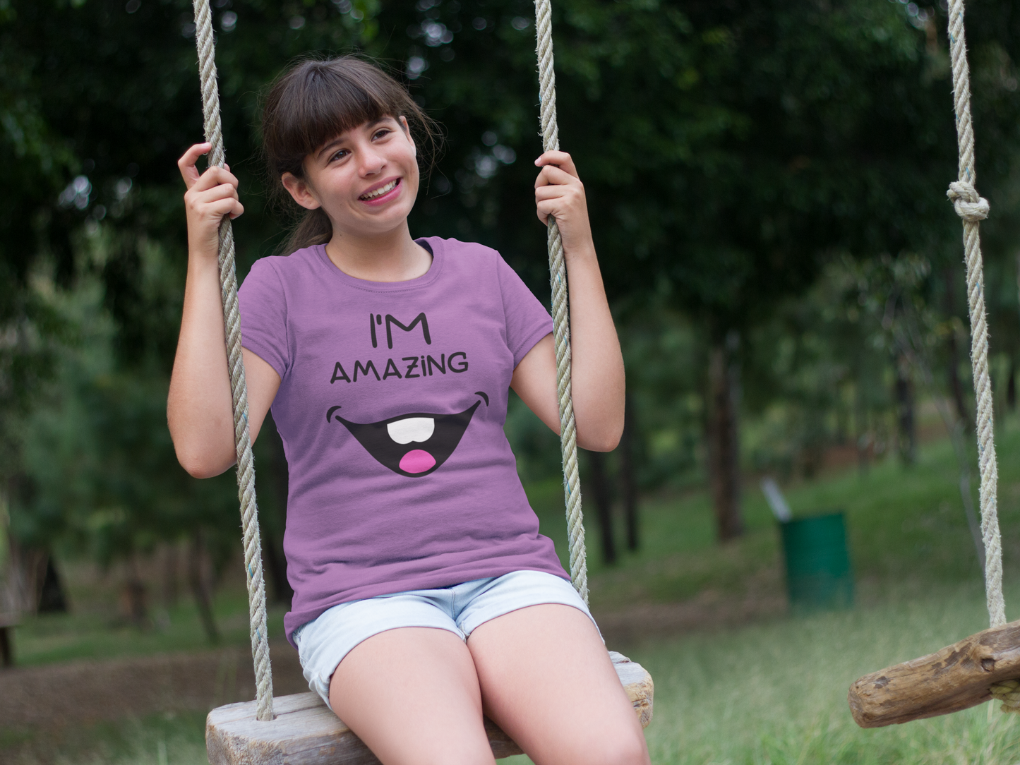 I'm Amazing With Toothy Smile Youth Short Sleeve Tee