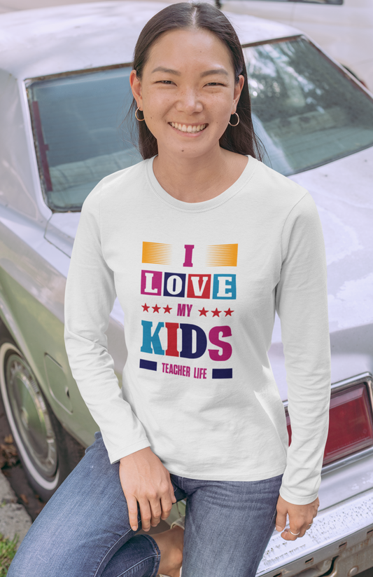 I Love My Kids - Teacher Life, Gift for Teacher, Teacher Shirt, Student Shirt, Back to School Shirt, Teacher Appreciation, Teachers Gift, Sqaud Shirt, Team Teacher Shirt