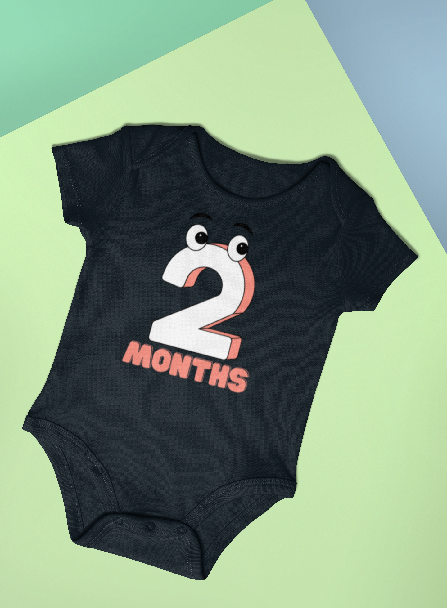 Infant Fine Jersey Bodysuit for 2 Months Babies