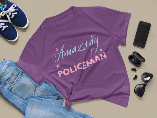 Amazing Policeman | Unisex Jersey Tee