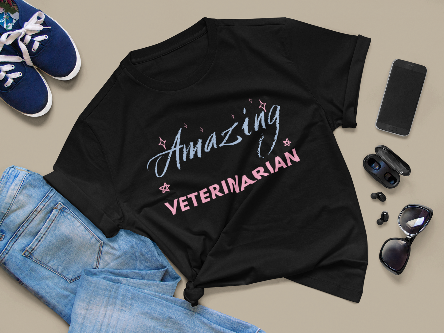 Amazing Veterinarian Unisex Jersey Short Sleeve Tee