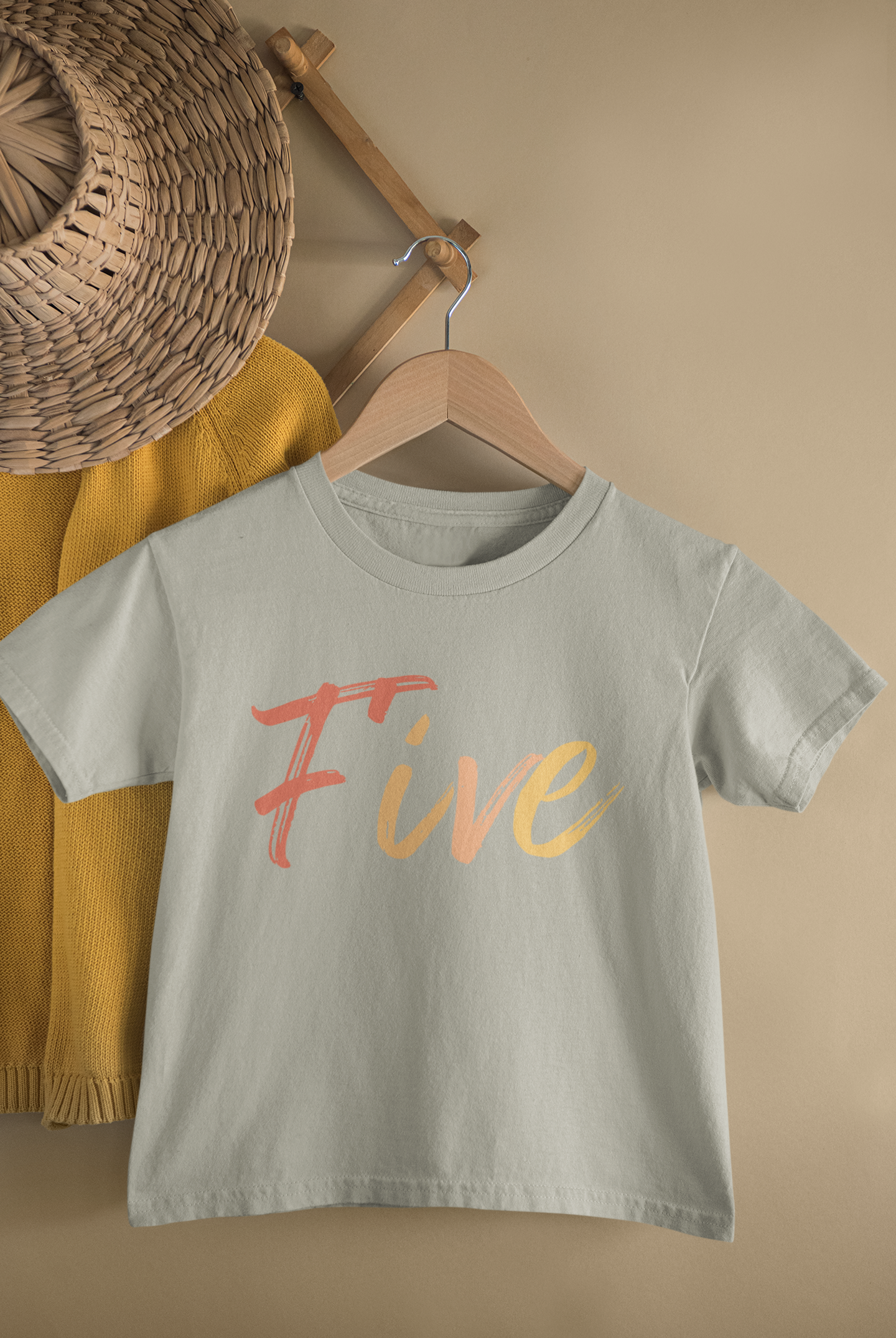 Five Years Old , Funny Shirt, for Kids, Kindergarten Shirt, Gift for Kids, Birthday Shirt