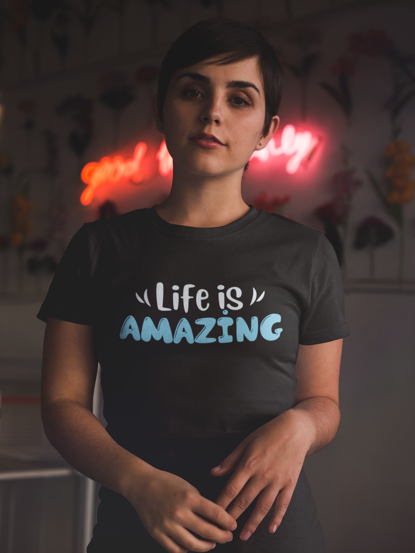 Life is Amazing Women's Premium Tee, Amazing shirts, Inspirational shirts, Motivational Shirts, Positive shirts, Trendy tees