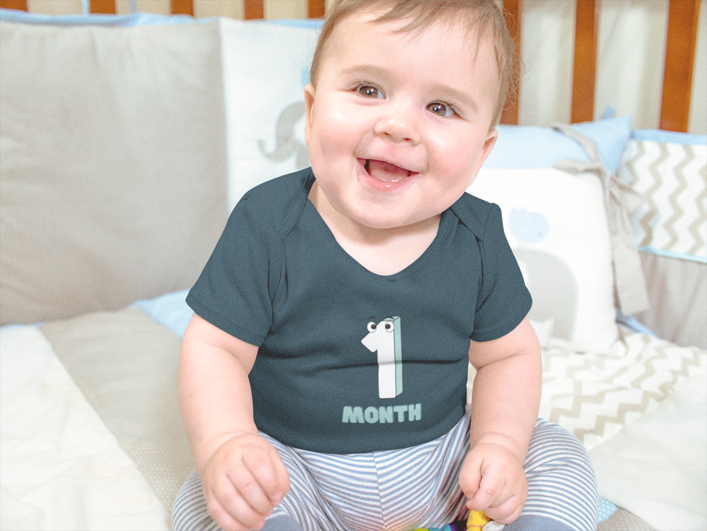 Infant Fine Jersey Bodysuit for 1 Month babies