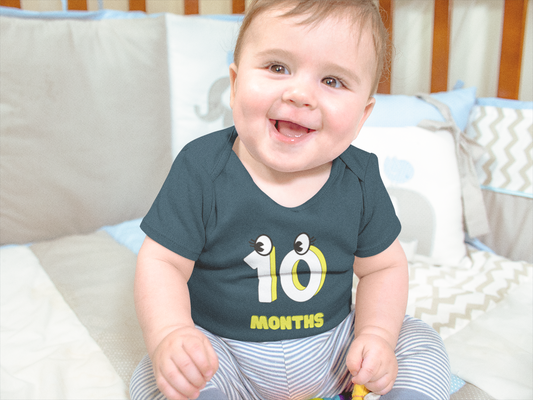Infant Fine Jersey Bodysuit for 10 Months Unisex Babies