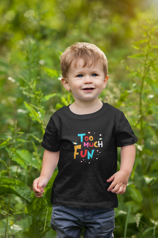 Too Much Fun, Girls Shirt, Boys Shirt, Gift Ideas for Girls, Gift Ideas for Boys