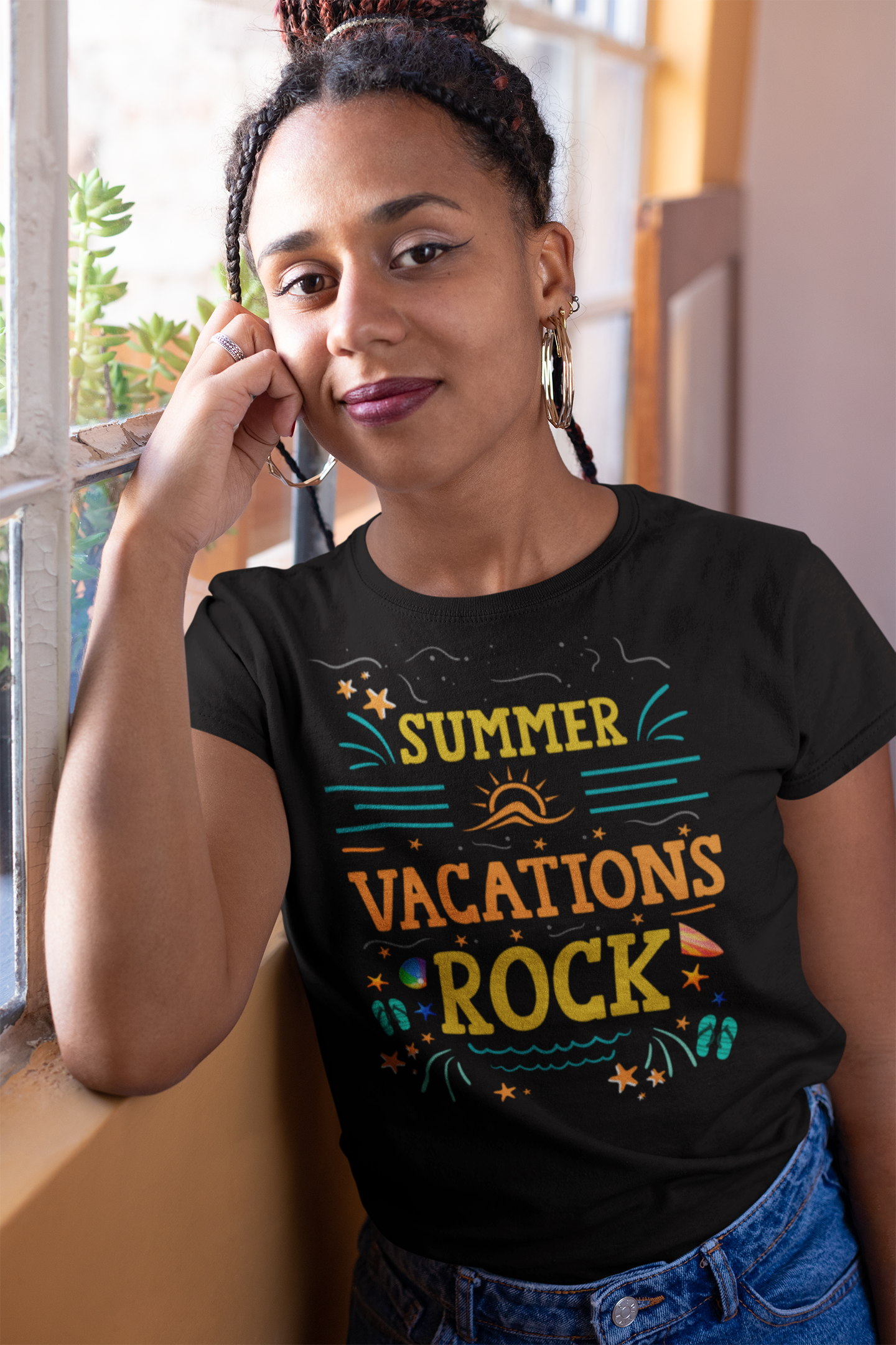 Summer Vacations Rock, Summer Shirts, Beach Shirt, Last Day of School Shirt, Vacation Shirt, Schools Out Shirt, Trendy Unisex Shirt