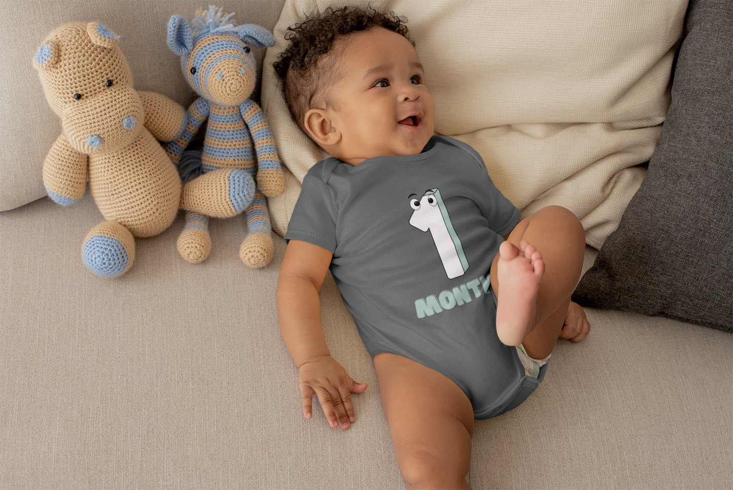 Infant Fine Jersey Bodysuit for 1 Month babies