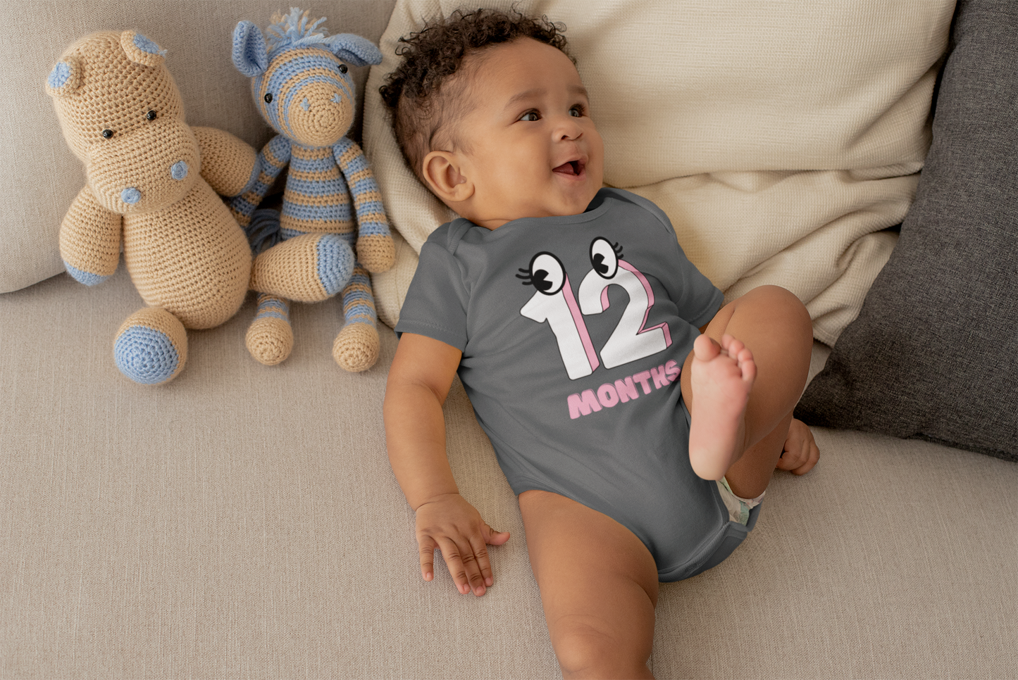Infant Fine Jersey Bodysuit for 12 Months Unisex Babies