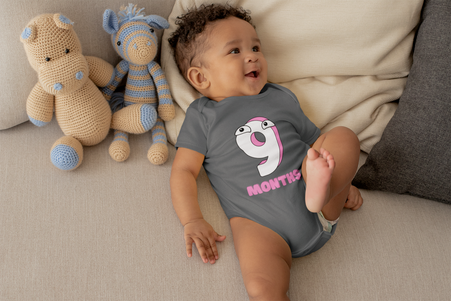 Infant Fine Jersey Bodysuit for 9 Months Unisex Babies