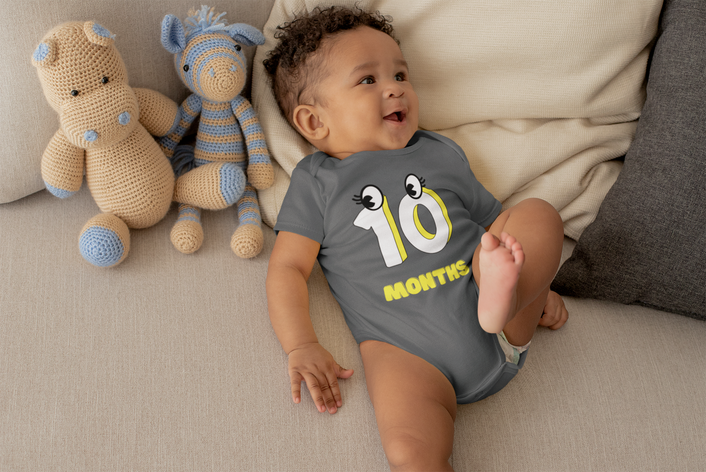 Infant Fine Jersey Bodysuit for 10 Months Unisex Babies