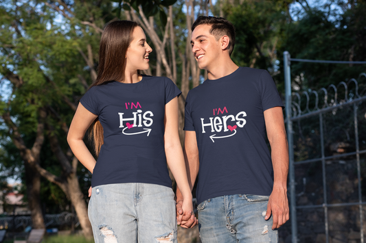 I'm Hers - I'm His,Couple Shirt, Womens Shirt, Men Shirt, Gift for Her, Gift Idea for Women, Gift for Him, Girlfriend Shirt, Boyfriend Shirt