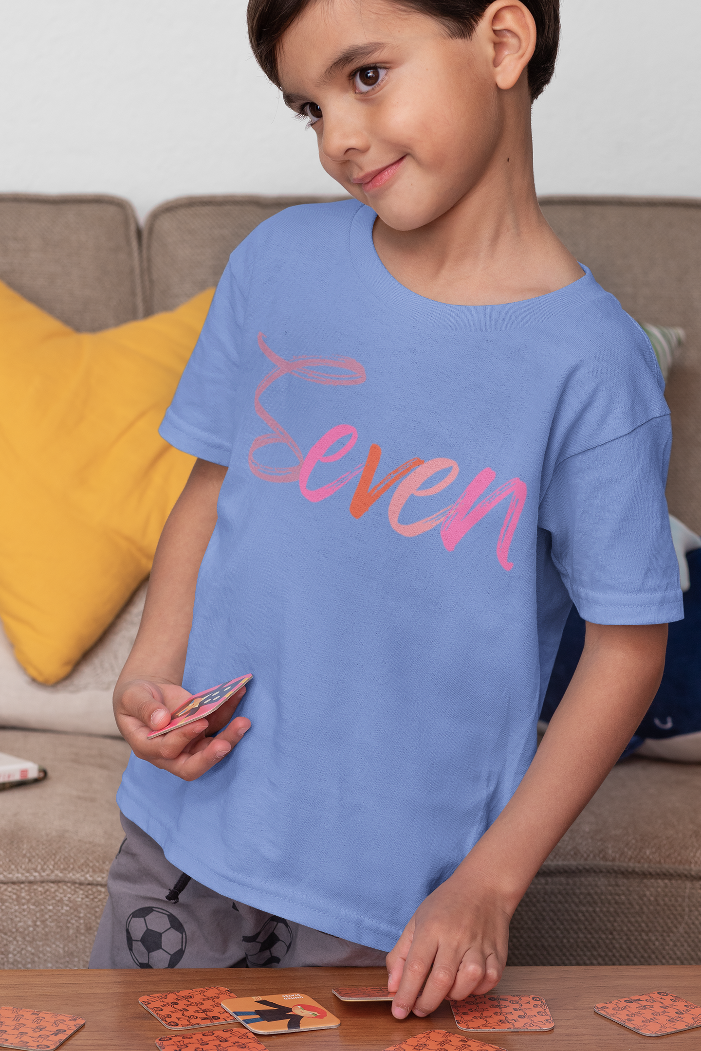 Seven Years Old , Funny Shirt, for Kids, Kindergarten Shirt, Gift for Kids, Birthday Shirt