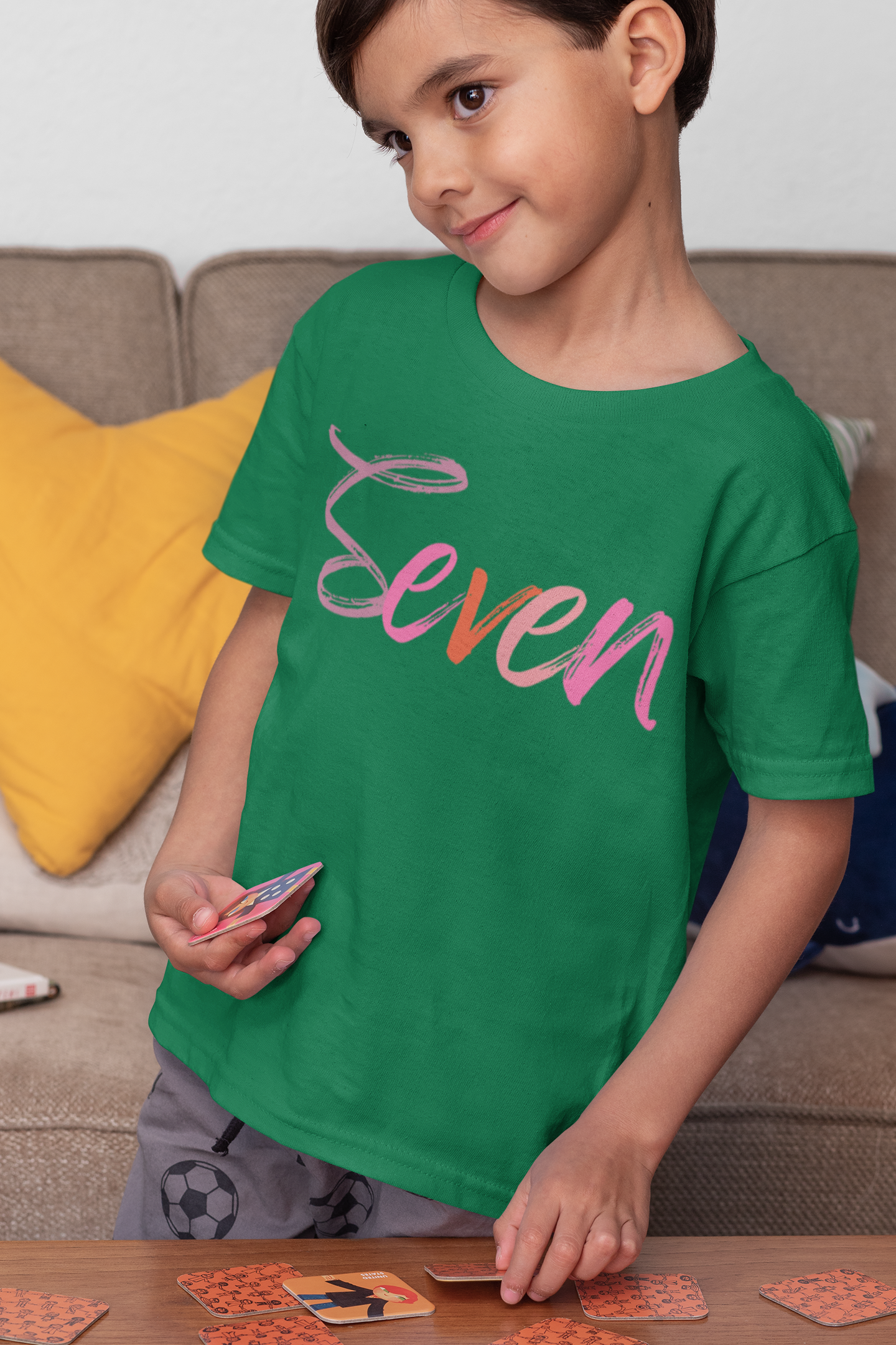 Seven Years Old , Funny Shirt, for Kids, Kindergarten Shirt, Gift for Kids, Birthday Shirt