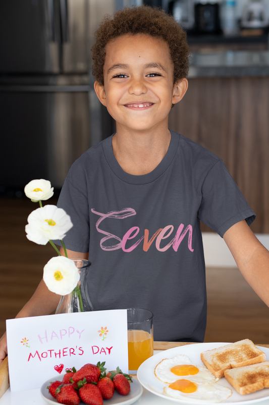 Seven Years Old , Funny Shirt, for Kids, Kindergarten Shirt, Gift for Kids, Birthday Shirt