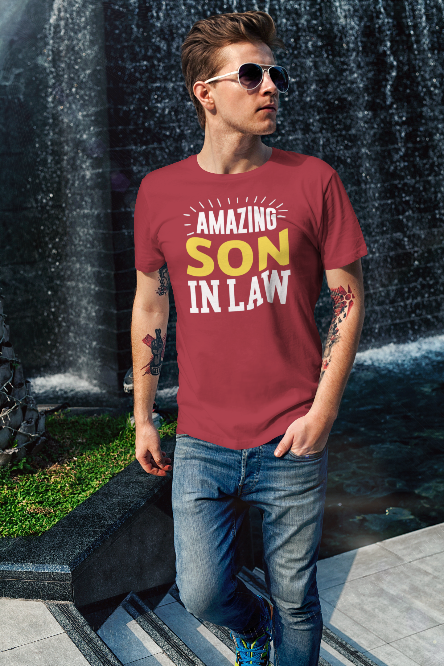 Amazing Son in Law, Family Shirts, Family Reunion Shirts, Trendy Shirts