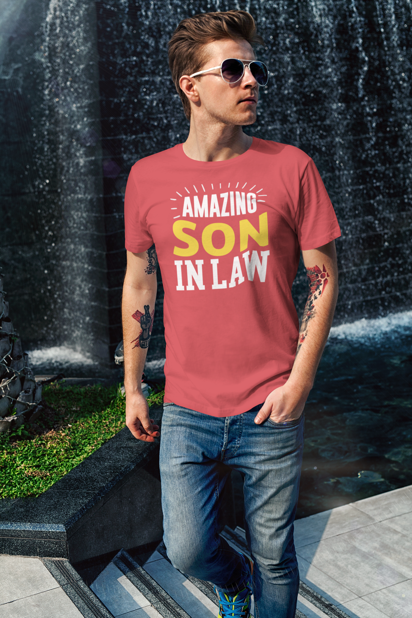 Amazing Son in Law, Family Shirts, Family Reunion Shirts, Trendy Shirts