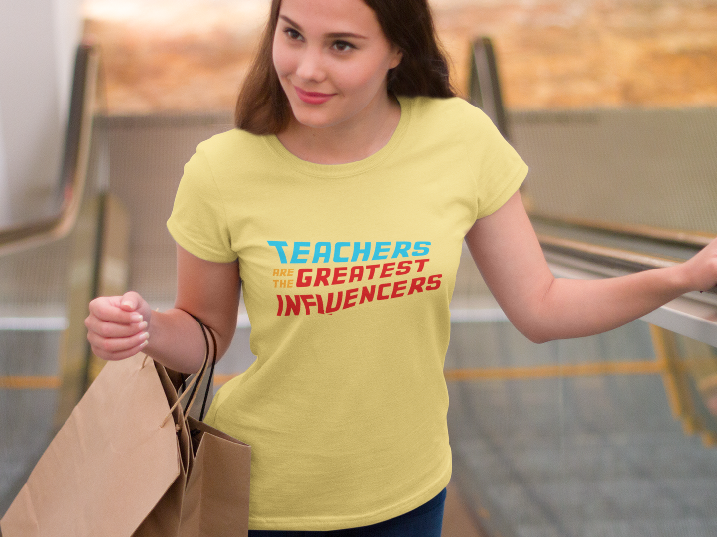 Teachers Are the Greatest Influencers, Gift for Teacher, Teacher Shirt, Student Shirt, Back to School Shirt, Teacher Appreciation, Teachers Gift, Sqaud Shirt, Team Teacher Shirt