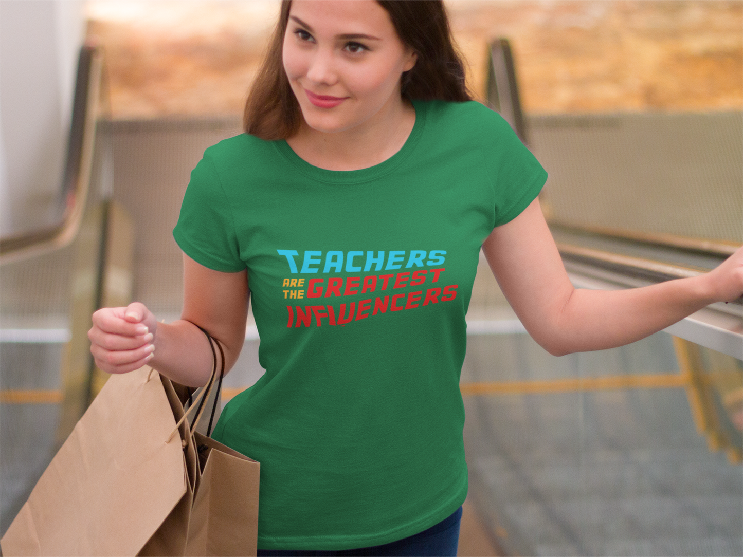 Teachers Are the Greatest Influencers, Gift for Teacher, Teacher Shirt, Student Shirt, Back to School Shirt, Teacher Appreciation, Teachers Gift, Sqaud Shirt, Team Teacher Shirt