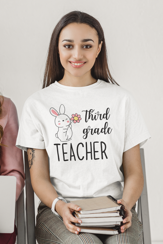 Third Grade Teacher Unisex Women design, Gift for teacher, teacher shirt, back to school shirt, teacher appreciation, teachers gift, sqaud shirt, team teacher shirt