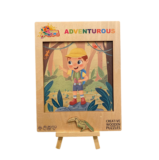 child's wooden jigsaw puzzle